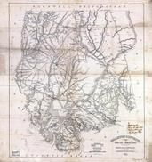 Colleton District 1825 surveyed 1820, South Carolina State Atlas 1825 Surveyed 1817 to 1821 aka Mills's Atlas